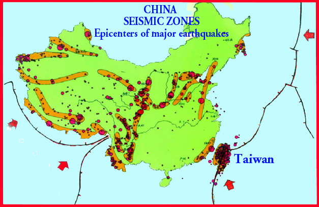 tangshan  earthquake fault